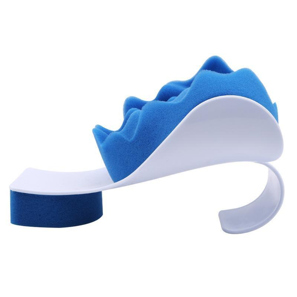 1Pc Comfortable Foam Healthy Neck And Shoulder Relaxer Neck Pain Relief Massage Blue Pillow Neck Support Relaxation Pillow Tool