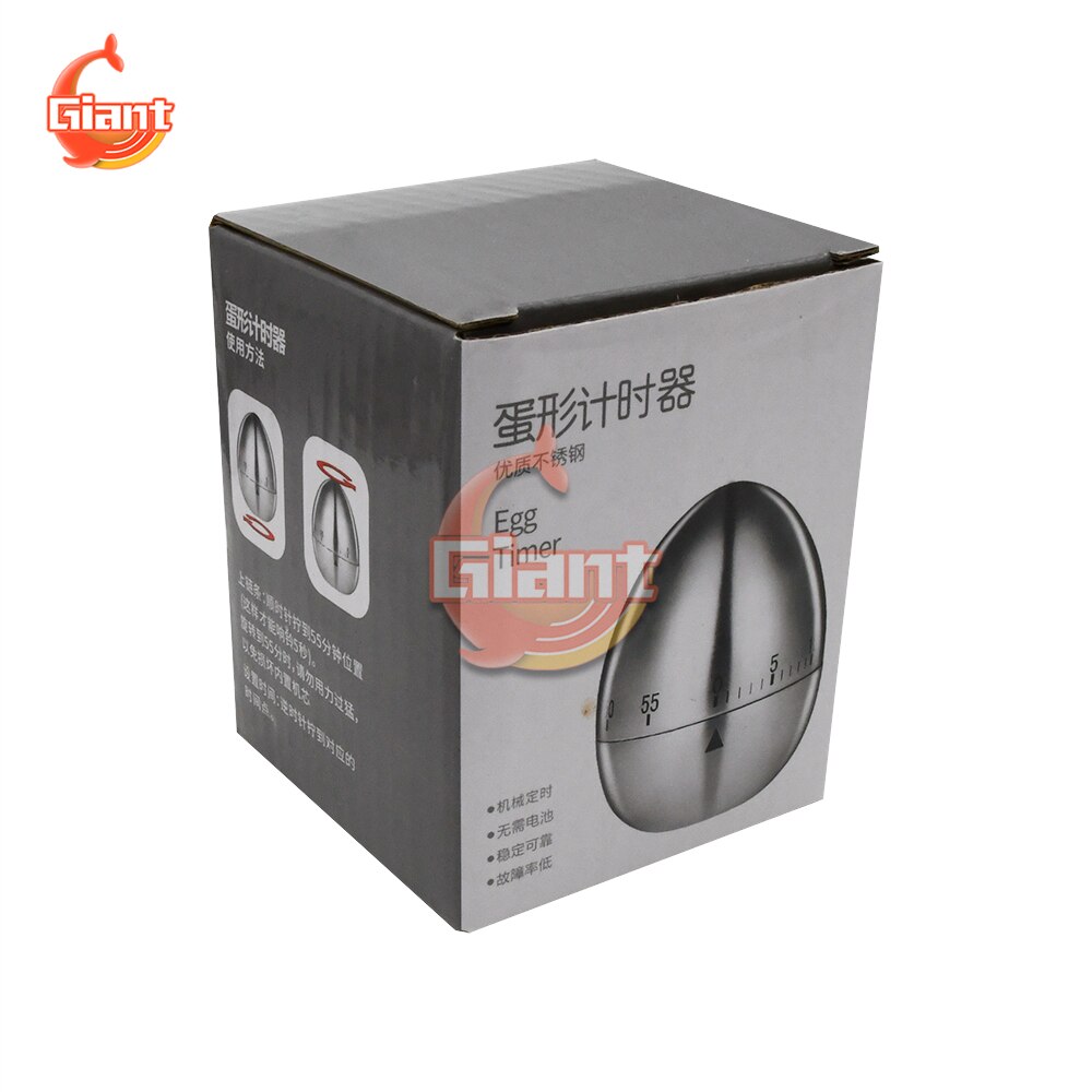 60 Minutes 1 Hour Cooking Timer Kitchen Mechanical Egg Timer Student Timing Baking Cooking Reminder Management Countdown