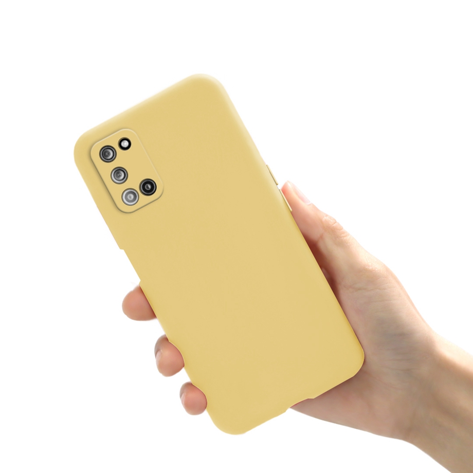 etui OPPO A52 2020 A 52 etui OPPO A72 2020 A 72 etui OPPO A92 2020 A 92 etui szczupły matowy miękki TPU silikon Powrót pokrywa etui na telefon: PŁÓTNO / Beżowy