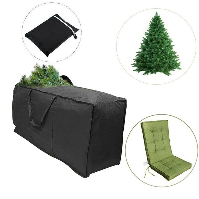 1 stk udendørs opbevaringspose havemøbler juletræsteltpudepose vandtæt taskebetræk