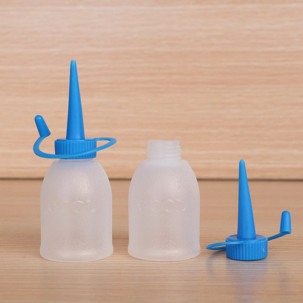 30ml Verdikte plastic fles Lijm Olie fles tip Olieman fles Water voor Olie Outlet Naald Tip Applicator Precisie Fles