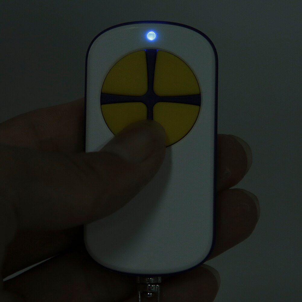 433MHz Wireless 4-Button Garage Door Remote Control Copier Duplicator Keys Fob
