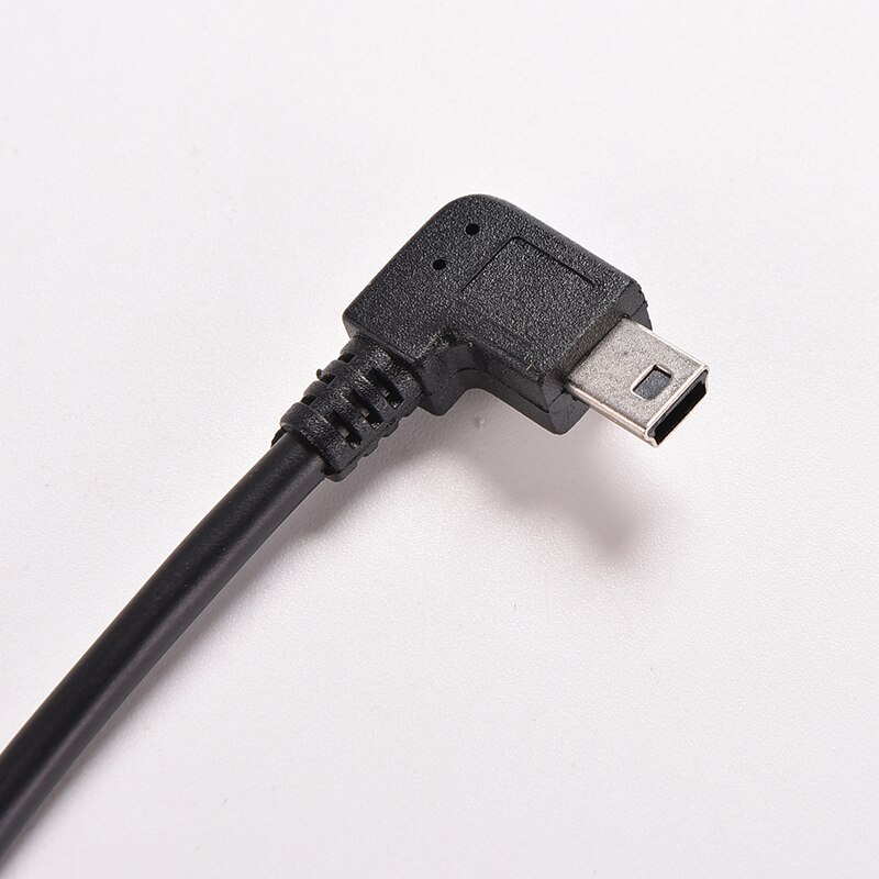1Pc Mini USB 2.0 A Right Male Plug To Mini B 5P Right Angle Male Plug Cable Adapter Cord