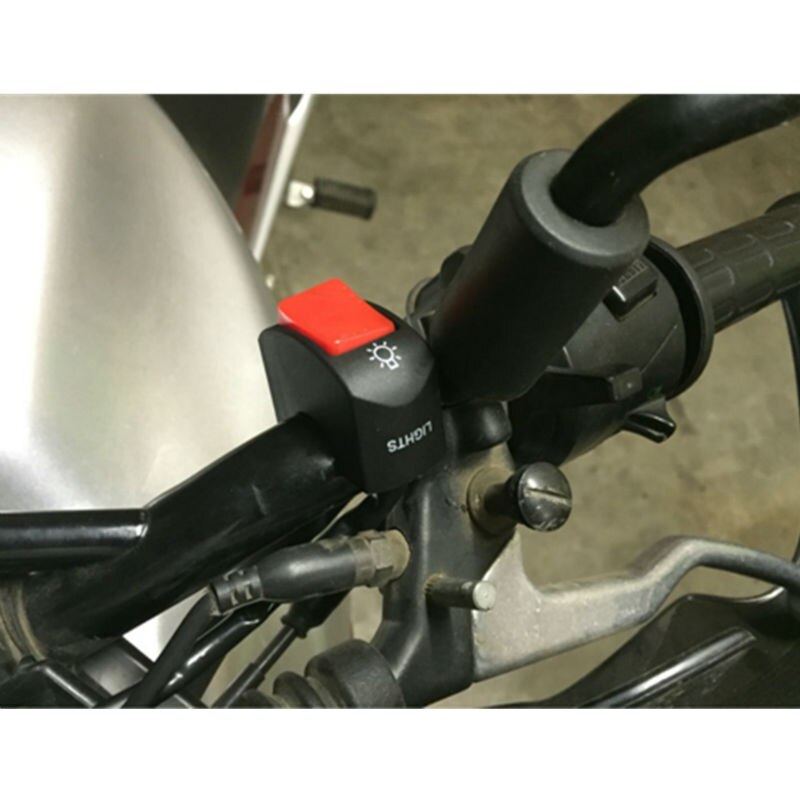 Botón Universal de manillar, Conector de bala, moto rcycle, moto, faro delantero, interruptor de luz Led, lámpara de encendido apagado para moto bycle reacondicionada
