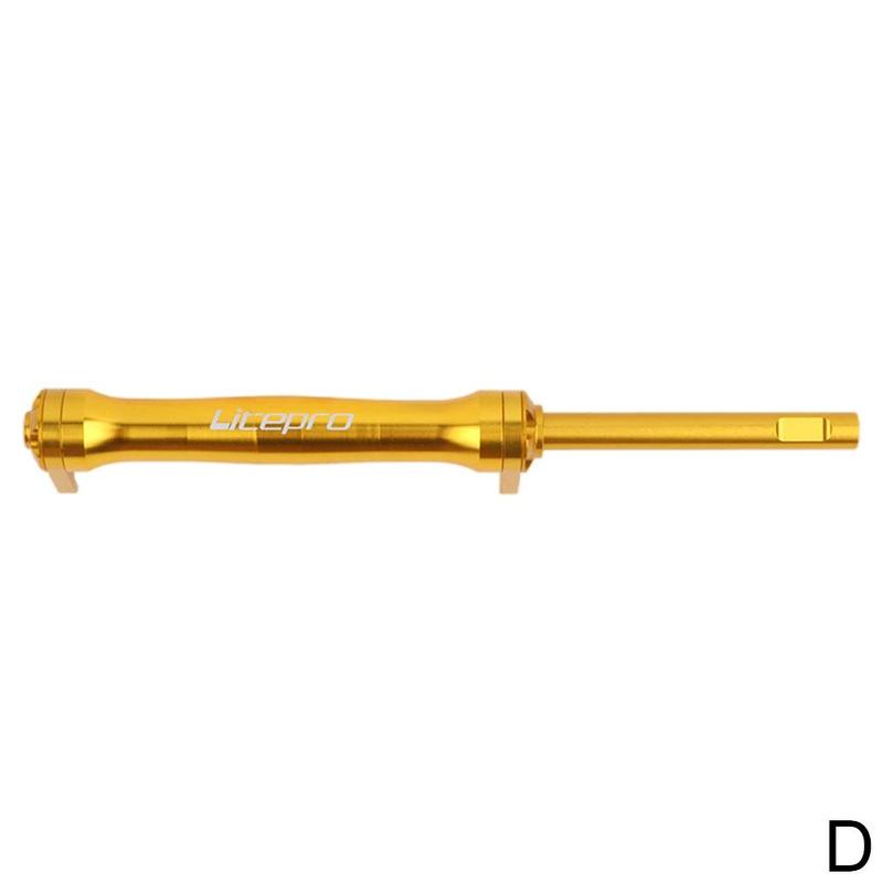 Small Cloth Folding Bike Modification Aluminum Alloy Easy Rod Folding Wheel Bicycl Rod Telescopic Extension Litepro Wheel E A2f9: D