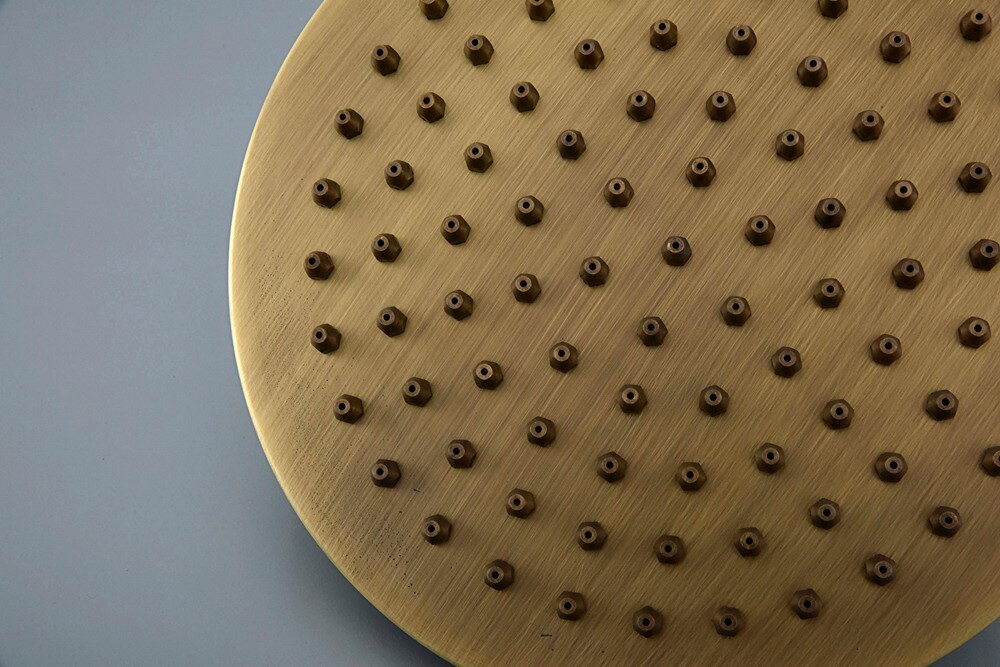 Antique Brass Round Showerhead Rainfall Shower Head Bathroom Rain Shower Faucet Head Ksd241