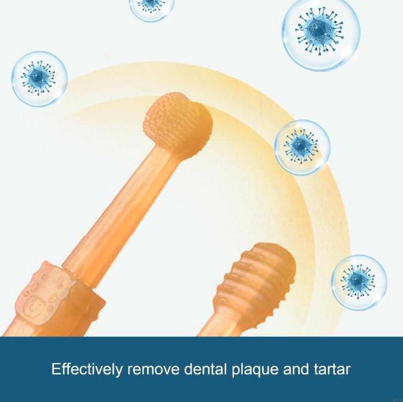 367A Hondentandenborstel 360 graden kop voor hondentanden Kleine middelgrote grote hondenrassen Katten