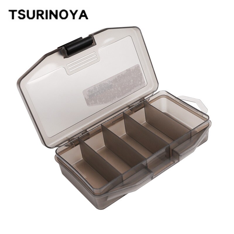 Tsurinoya Vissen Lokken Box 13.6*6.5*3Cm 5 Compartimenten Visgerei Doos Draagbare Frosted Materiaal lokken Doos Pesca