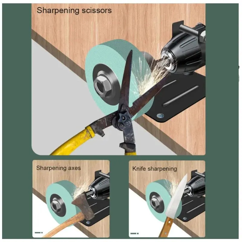 Meule de polissage pour perceuse électrique, tampon de meulage, tête de conversion de rectifieuse, outils en métal rotatifs, 1PC