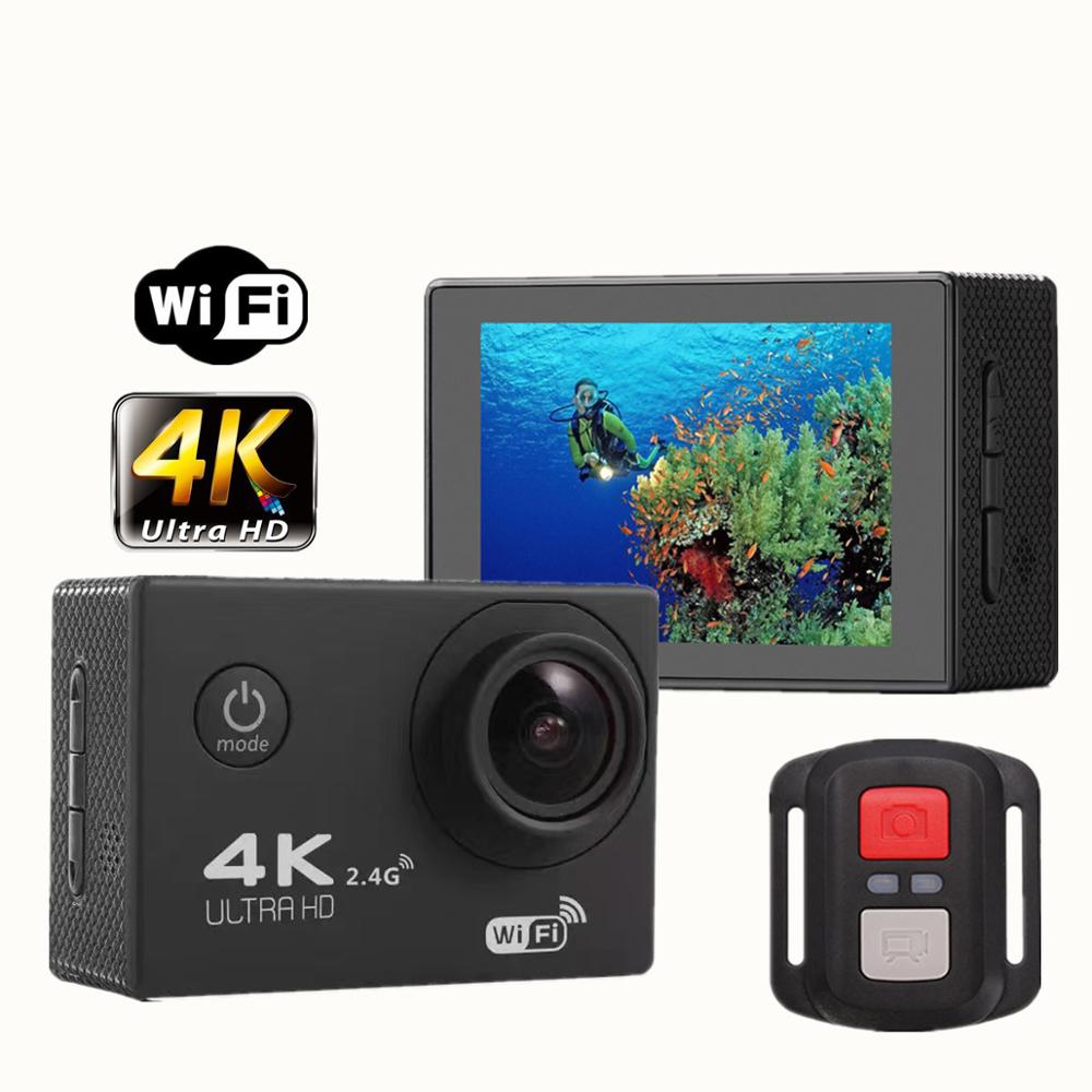 Sports Action Camera Video WIFI Ultra HD Underwater Diving 1080P Camera 4K DVR Waterproof Helmet Bicycle Cam