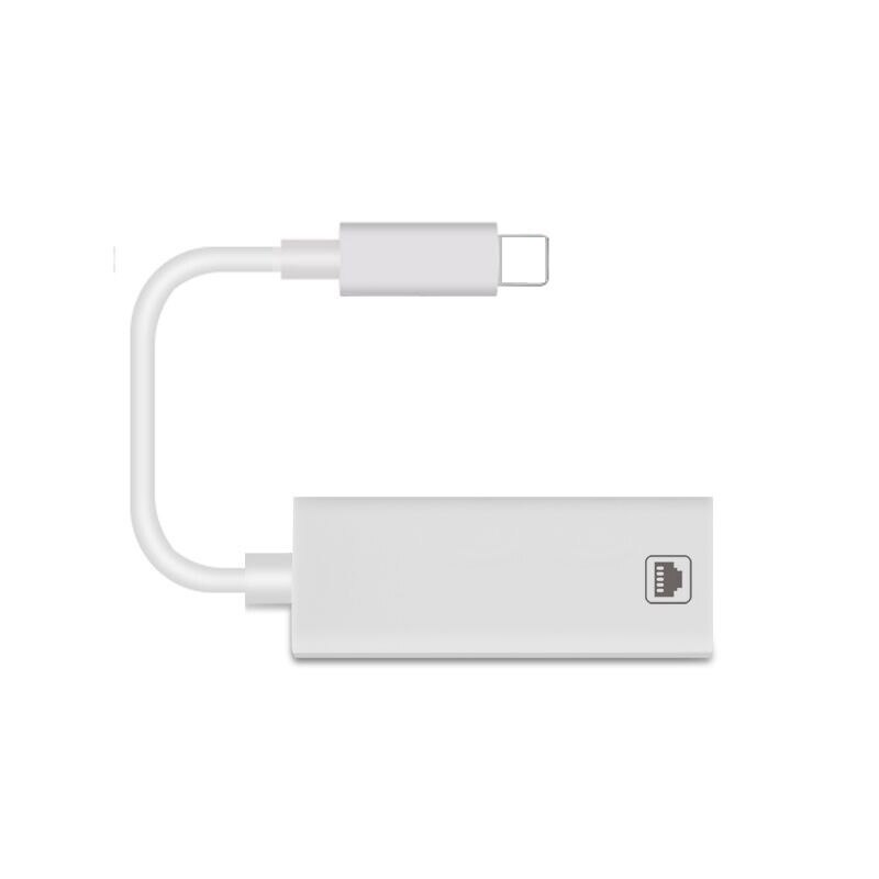 Ios Ethernet Netwerk Adapter Voor Iphone 11 Pro X Xs Max Xr 6 7 8 Plus Voor Ipad Telefoon Om RJ45 Lan-kaart Wired Charger Kabel Link