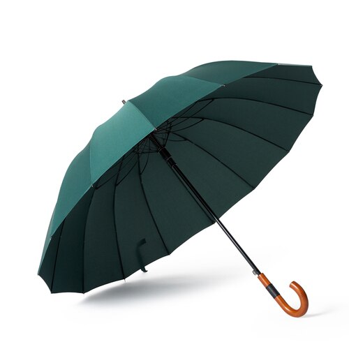 Beach Large Umbrella Rain Men spedizione gratuita Katana Umbrella manico in legno Samurai portatile Guarda Chuva articoli per la casa: green