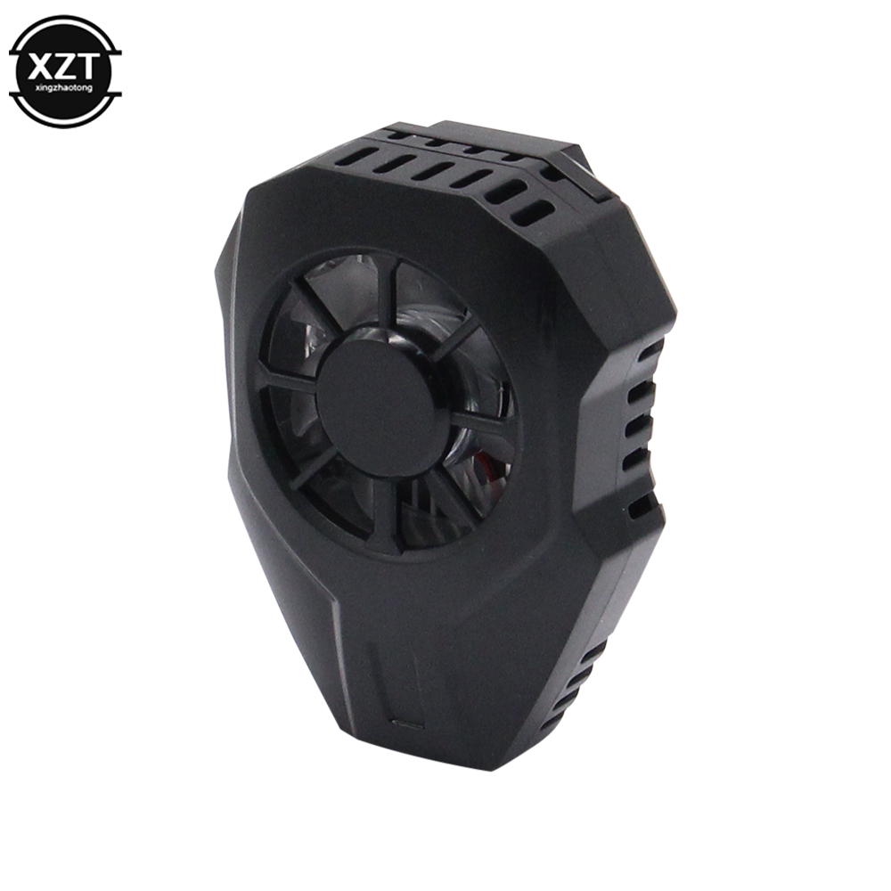 Abs Materiaal Usb Oplaadbare Game Radiator Systeem Koelventilator Game Handvat Beugel Iphone Huawei Samsung Mobiele Telefoon Radiator: L01 black