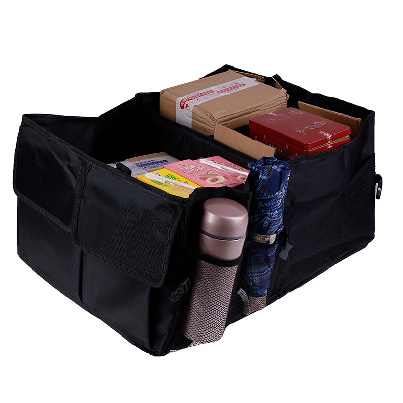 Car Storage Box Container Waterproof Folding Container Case Collapsible Cargo Storage Box Auto Interior Storage Organizer