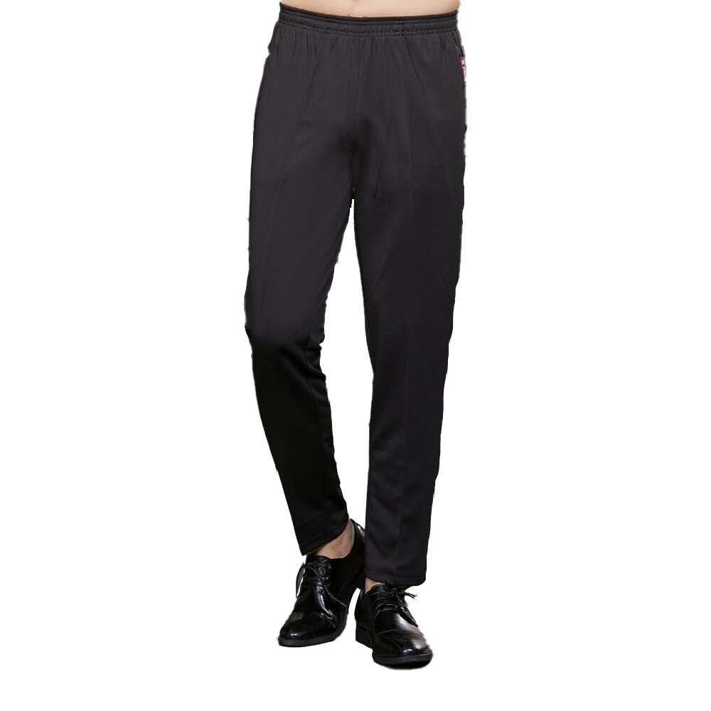 Men Women Chef Pants Stretch Black Full Elastic Pa... – Grandado