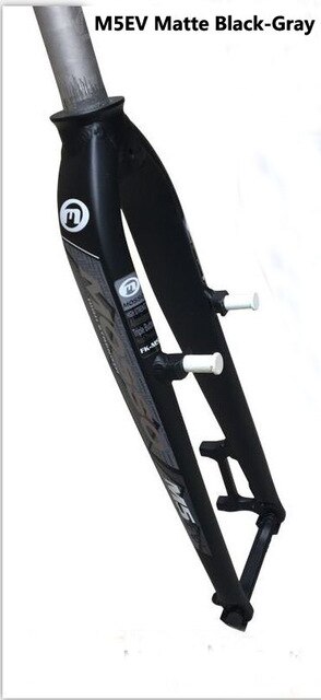 neue modell Mosso M5 MD5 M5E M5EV M6 MTB mountainbike gabel für v + Rabatt bremse 26" 27,5 "29" Fahrrad Vordere fest Ultraleicht gabel: M5EV Schwarz grau