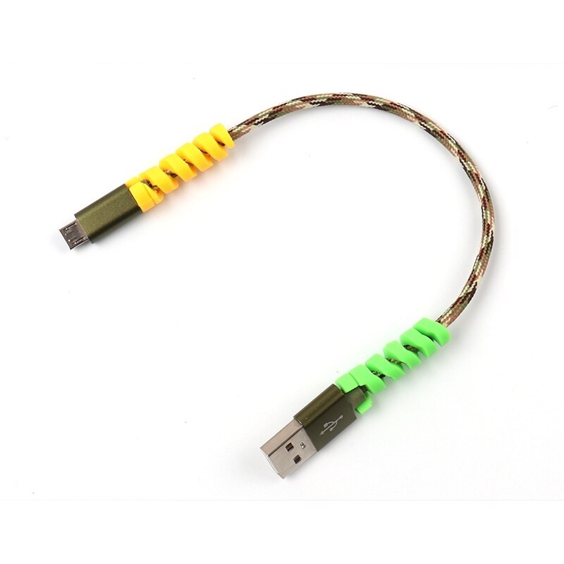 Funda protectora de Cable para cargador USB para teléfono móvil, accesorios para teléfono, 20 Uds.