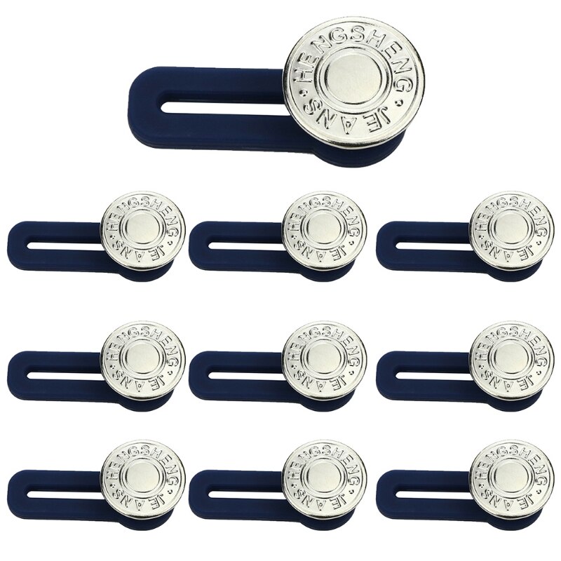 Pantalon extenseur de taille pour hommes, boutons extensibles, prolongateurs de col, extenseur de poignet, bouton d&#39;extension de taille, chemises de costume pour hommes: D