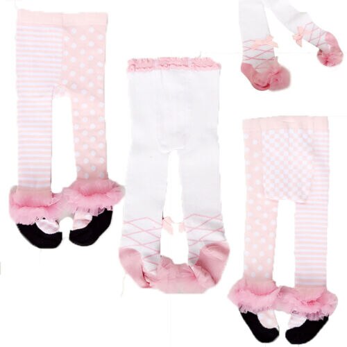 Toddler Kids Baby Girls Autumn And Winter Cotton Warm Tights Stockings Cute Pink Pantyhose Pants Trousers