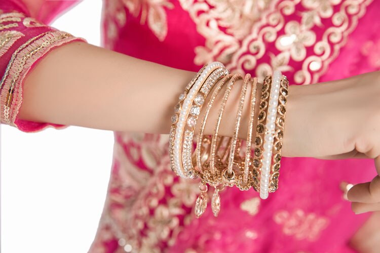 Indien Pakistan Mädchen tanzen Zubehör Frau Bauchtanz Leistung Armbinde Frau Schießen Kette Armbinde