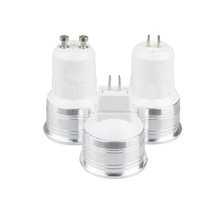 1W 3W bombilla LED MR16 12V regulable 35mm Mini bombilla de foco GU5.3 GU10 E27 COB lámparas 220V 110V