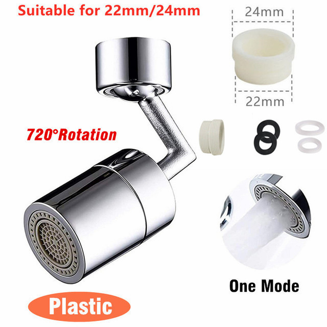 Extensor de aireador de grifo giratorio de 1440 °, modo Dual, filtro de salpicaduras de plástico, grifos, boquilla de burbujeador, brazo robótico para cocina y baño: Borgoña