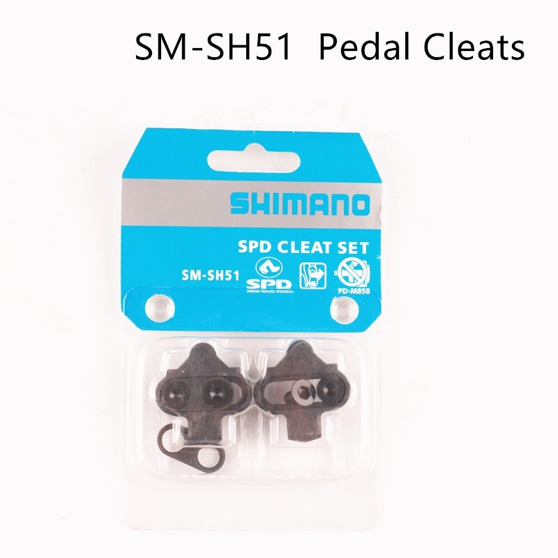 Abrazaderas de Pedal para bicicleta de montaña, Placas flotantes SPD SM SH51 SH 56, sh51, sh56, M520, M540, M8000, M8020: SH51 Without  nut