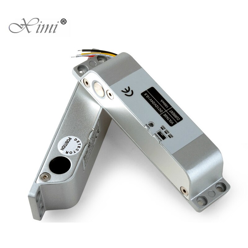 DC 12V Fail Safe Electric Bolt Lock For Door Access Control Low Tempreture 5 Lines External Installation Electric Bolt Lock