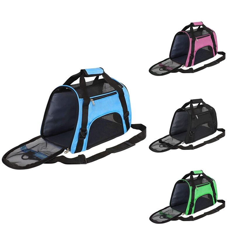 Cat Carrier Soft-Sided Pet Carrier Bag,Pet Travel Carrier For Cats,Dogs Puppy Comfort Portable Foldable Pet Bag