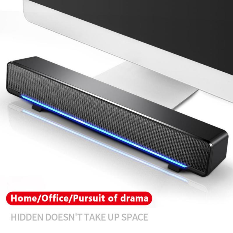 Bedrade Computer Audio Desktop Speaker Subwoofer Home Notebook Multimedia Stereo Bass Surround Kleine Luidspreker Voor Pc Laptop