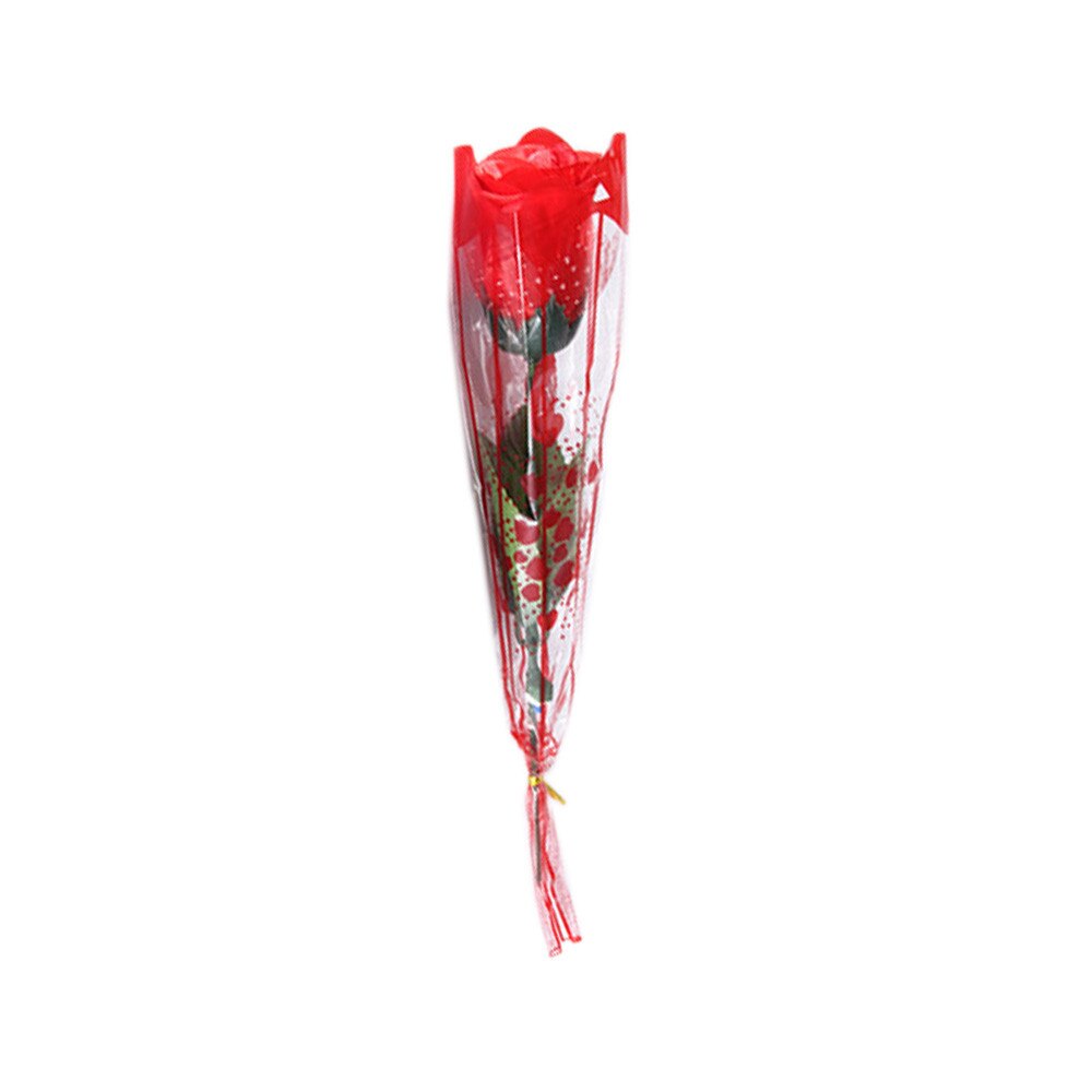1 Pc Onderwijs Baby Speelgoed Led Knippert Simulatie Romantische Rose Bloem Nachtlampje Kleurrijke Educatief Speelgoed Y213: Red