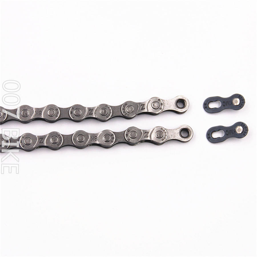 KMC Z8.1 Fahrradkette - 6/7/8 Gang Kompatibel - 116 Glieder Grau - 1/2 X 3/32 Zoll