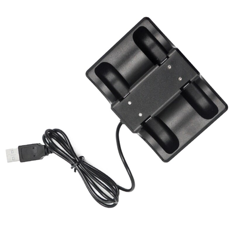 Vierfach-ladegerät für gamecontroller der switch mit ladestation und 4 led-anzeigen, ladeständer