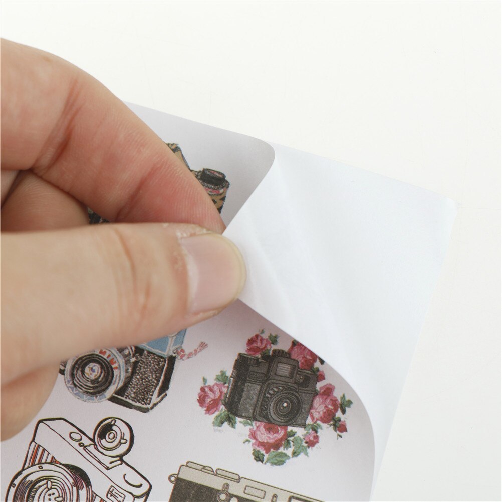 DIY handmade photo album scrapbook diary camera adhesive paper sticker decoration stickers