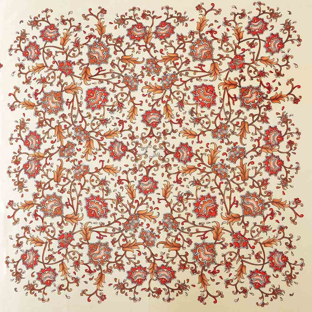 Silk Scarf Women Printing Square Scarf Soft Satin Shawl Female Retro Neck Scarves Kerchief 90X90CM Headscarf