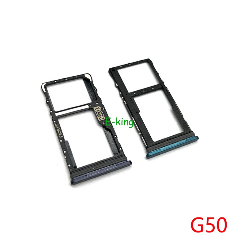 For Motorola Moto G50 G60S Sim Card Slot Tray Holder Sim Card Reader Socket