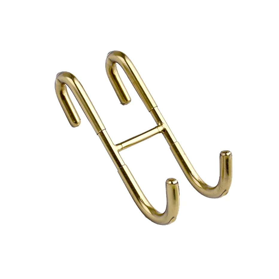 Gancio per porta della doccia in acciaio inossidabile sopra il gancio per porta in vetro senza telaio per asciugamani da bagno, portaoggetti per tergipavimento a sfera pulita a forma di S: Grigio chiaro