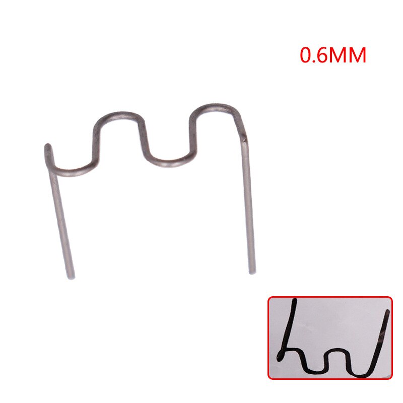 Agrafeuse à pour réparation de PVC, soudeurs pour plastiques, outil de Garage, Machine à agrafer pour réparation de pare-chocs de voiture: 100pcs type 1