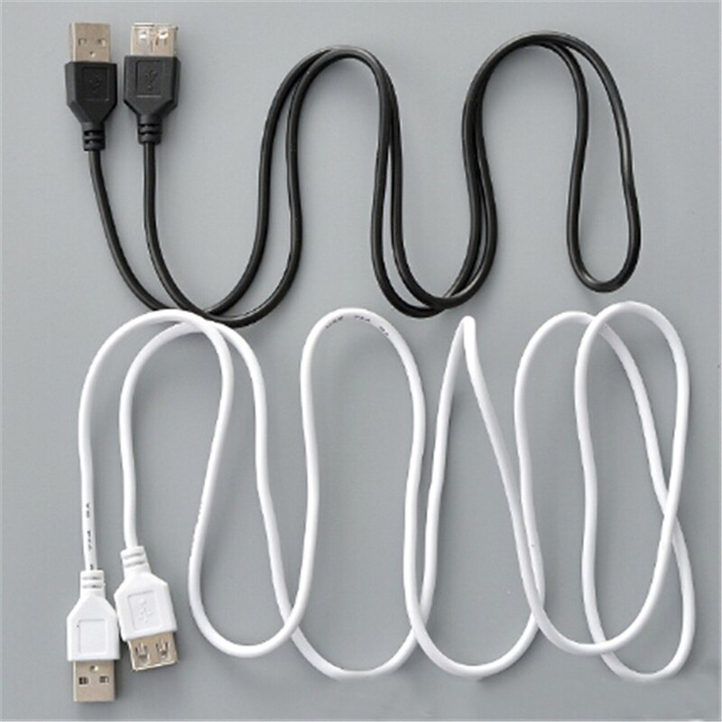 Zwart Usb 2.0 A Naar A Man Vrouw Verlengkabel High Speed Usb Extension Opladen Data Cable Cord 1.5M