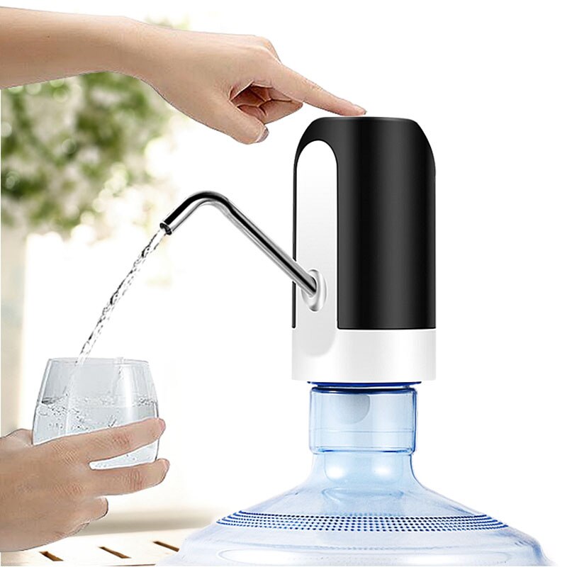 Water Fles Pomp Usb Opladen Automatische Elektrische Water Dispenser Pomp Fles Waterpomp Auto Switch Drinken Dispenser