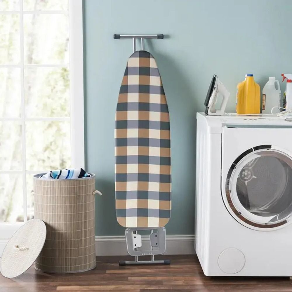 Strykebretttrekk med elastisk kant flekkbestandig sviende bomullspolstring varmeskjold for strykejern stryketrekk til strykebord