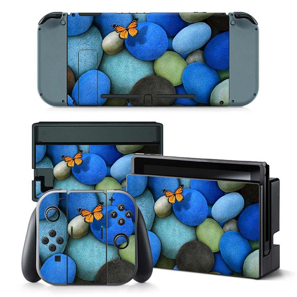 PVC Skins für Nintend Schalter Vinyl Haut Aufkleber Aufkleber Wrap für Nintendo Schalter Konsole Freude-Con Dock Haut: TN-switch-0135