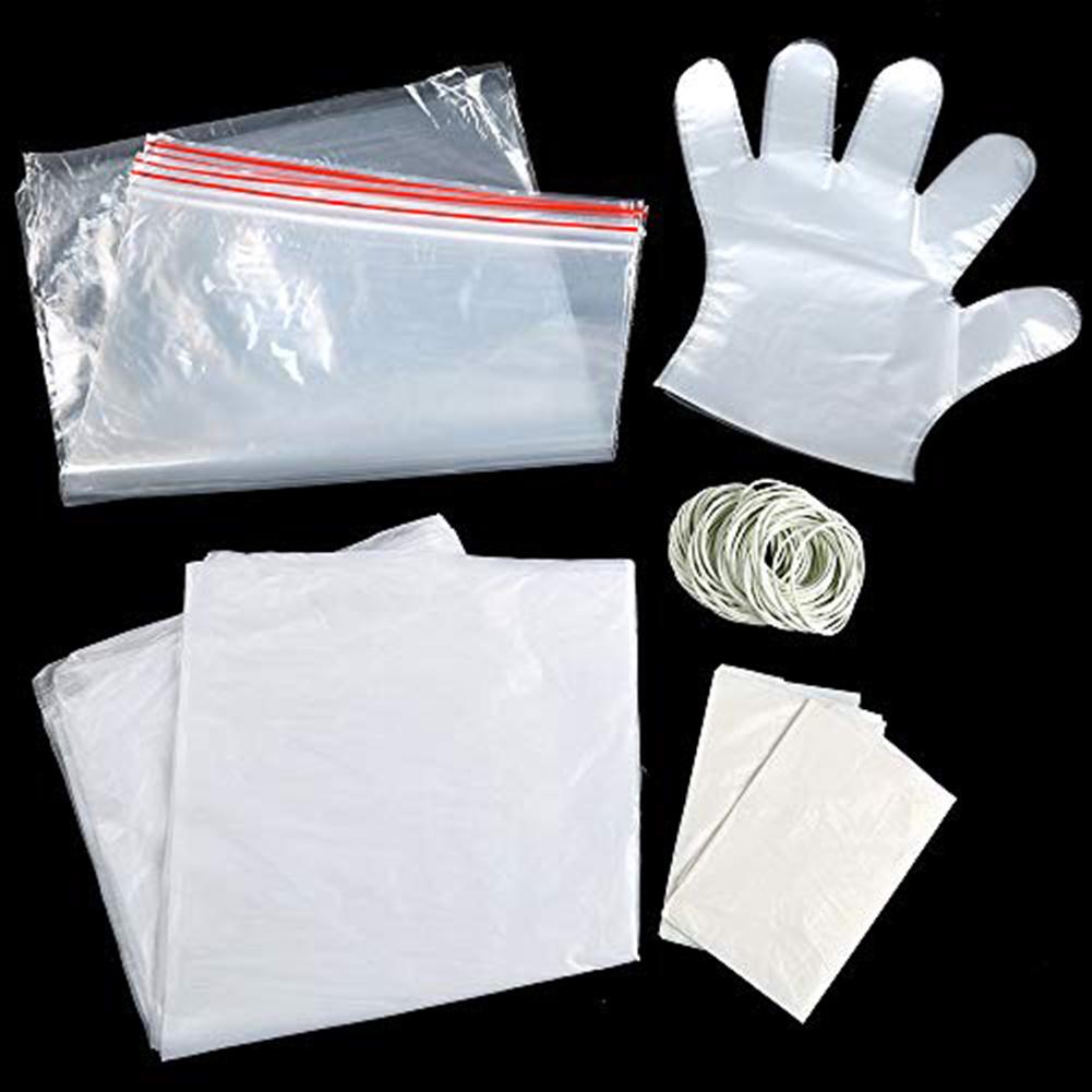 131PCS Tie-dye Kit T-Shirt Fabric Tie-dye Tools Kits With Wood Chips Rubber Bands Gloves Aprons Tools Tie-dye Kit For Kids Adult