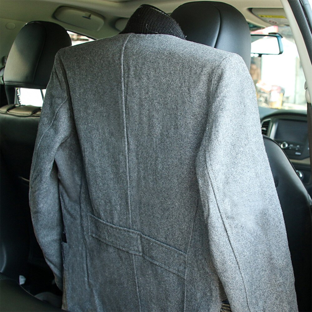 Perchero de acero inoxidable para asiento de coche, colgador de ropa para asiento de coche