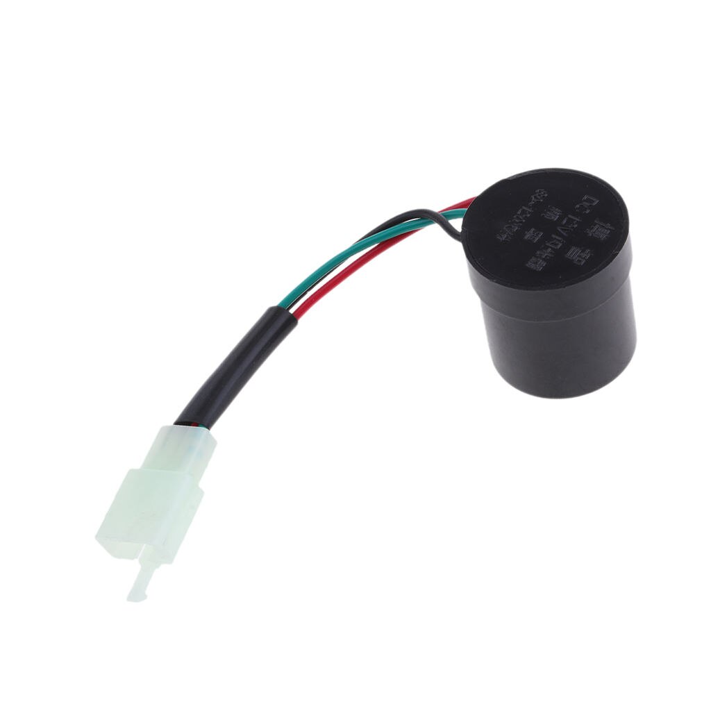 12V Universal Round Motorcycle Turn Signal Indicator Beeper Flasher