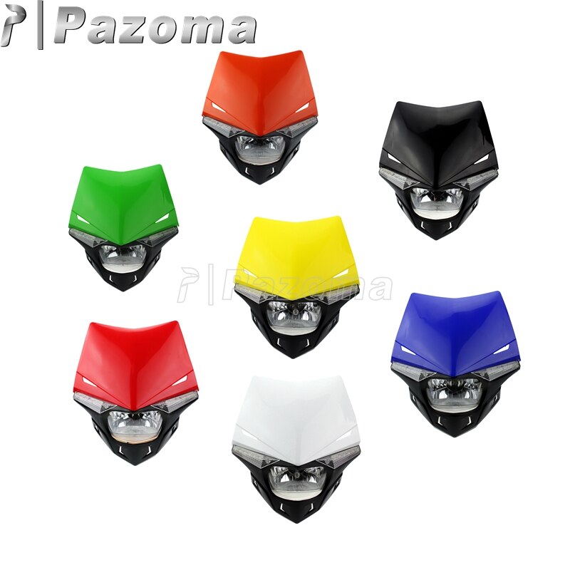 Motorrad Enduro Kopf Licht Supermoto Moto-Cross Universal- Scheinwerfer Dual Sport für KTM EXC SX SXF XC MX SMR