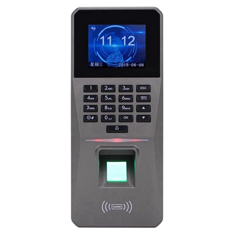 Fingerprint Time Attendance 2.4 Inch Sn 3000 Capacity Access Control Supports Fingerprint Pword Card Recorder