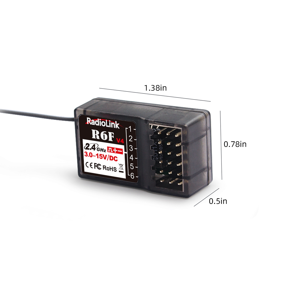 RadioLink RC Receiver R8FGH R8FG R8EF R8FM R8SM R8XM R7FG R6FG R6F R4FGM 2.4G Receiver