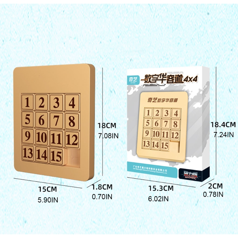 HX5D 1Set Klotski tablero de juego tradicional juego de rompecabezas-rompecabezas de aprendizaje juguete magnético del rompecabezas de madera Tangram