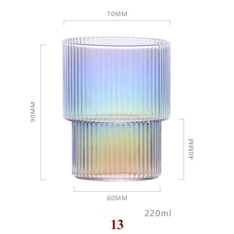 Set of 2-classical home morning water glass office water juice glass cup GLA-1520: 13